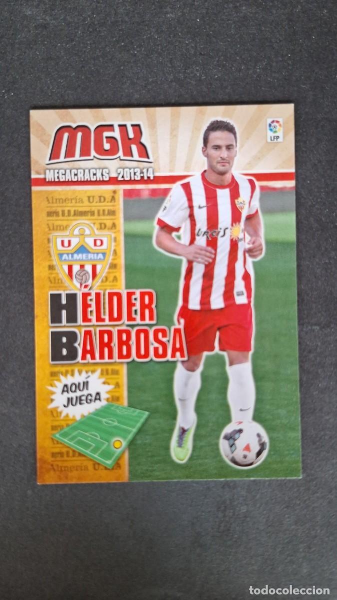 Cromos de f&uacute;tbol: L1 HELDER BARBOSA U. D. ALMERIA NUEVA FICHA 17 BIS PANINI MEGACRACKS 2013 2014 13 14