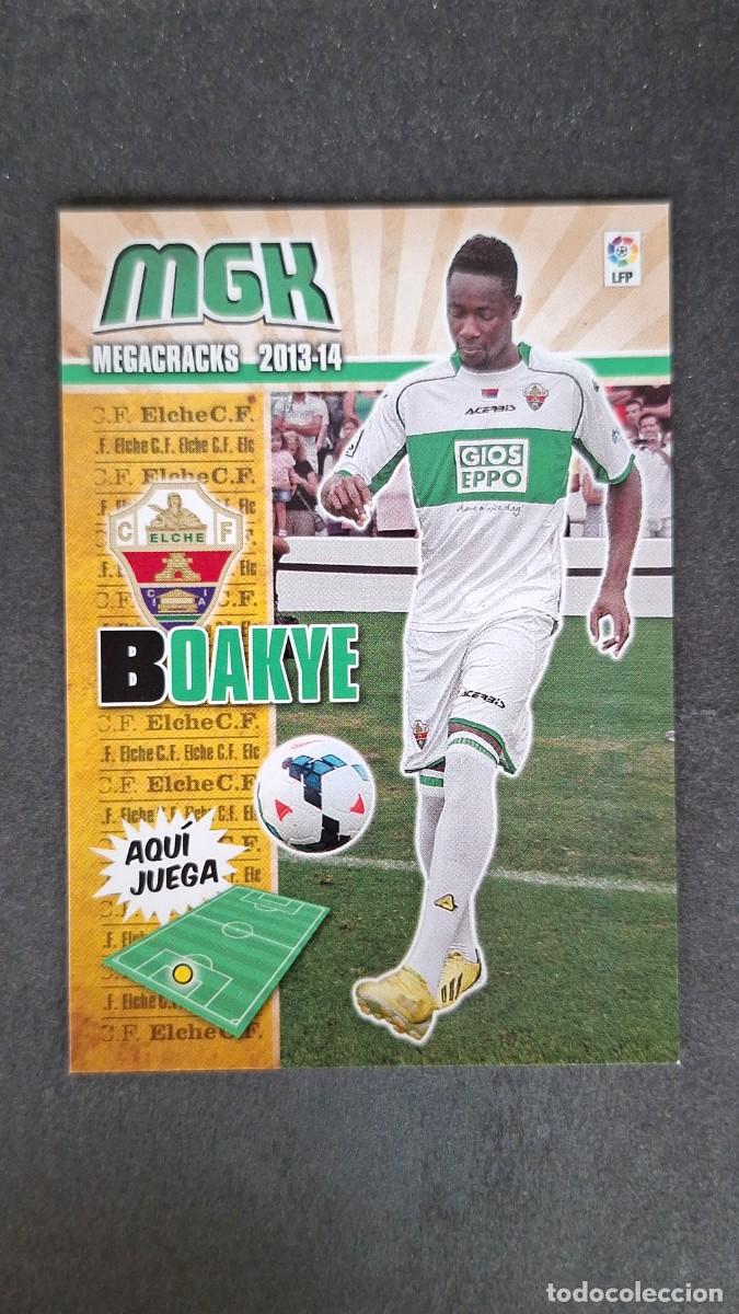 Cromos de f&uacute;tbol: L1 BOAKYE ELCHE C. F. NUEVA FICHA 126 BIS PANINI MEGACRACKS 2013 2014 13 14
