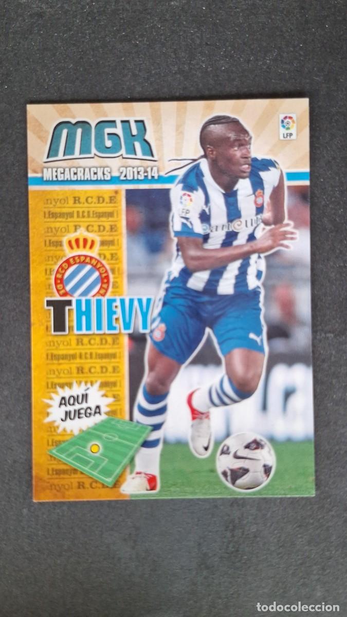 Cromos de f&uacute;tbol: L1 THIEVY R. C. D. ESPA&Ntilde;OL NUEVA FICHA 141 BIS PANINI MEGACRACKS 2013 2014 13 14