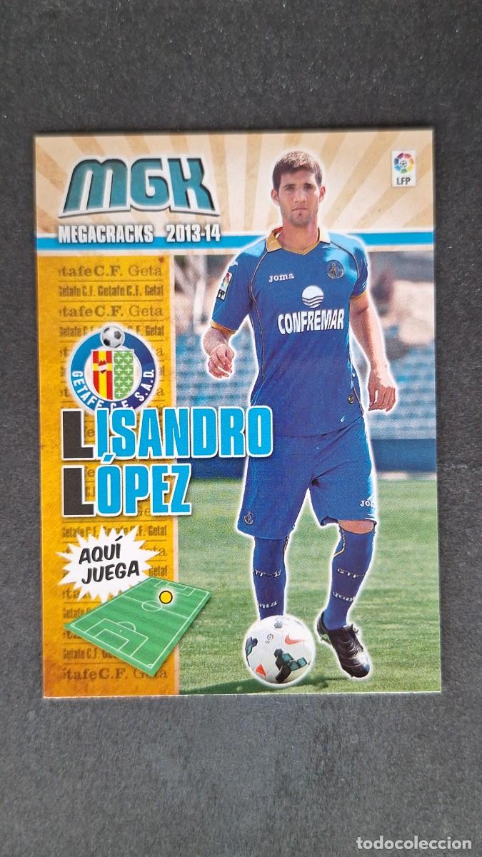 Cromos de f&uacute;tbol: L1 LISANDRO LOPEZ GETAFE C. F. NUEVA FICHA 148 BIS PANINI MEGACRACKS 2013 2014 13 14