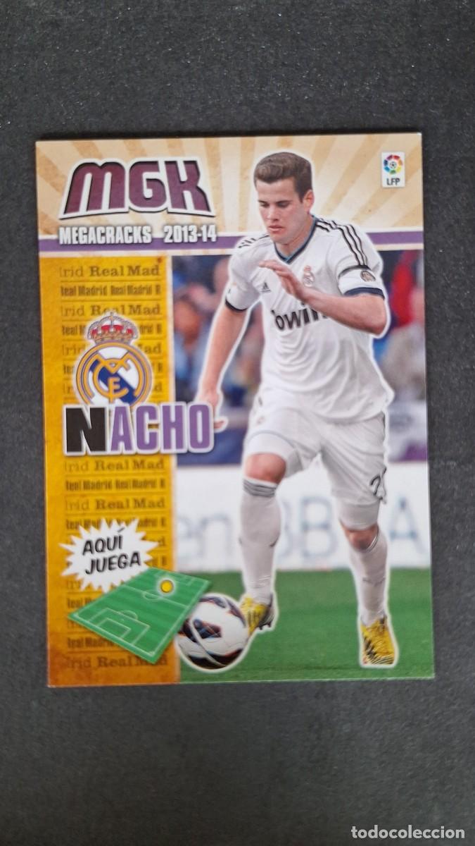 Fu&szlig;ball-Sticker: L1 NACHO REAL MADRID NUEVA FICHA 207 BIS PANINI MEGACRACKS 2013 2014 13 14