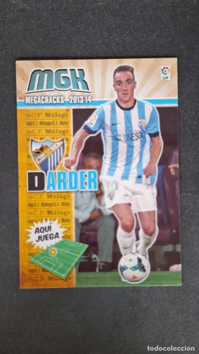 Cromos de f&uacute;tbol: L1 DARDER MALAGA C. F. NUEVA FICHA 228 BIS PANINI MEGACRACKS 2013 2014 13 14