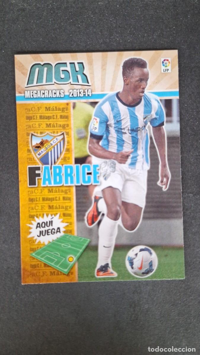 Cromos de f&uacute;tbol: L1 FABRICE MALAGA C. F. NUEVA FICHA 233 BIS PANINI MEGACRACKS 2013 2014 13 14