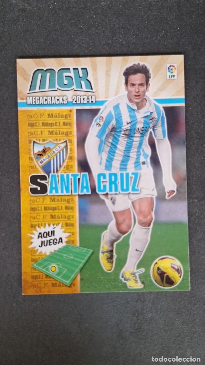 Cromos de f&uacute;tbol: L1 SANTA CRUZ ERROR MALAGA C. F. NUEVA FICHA 234 BIS PANINI MEGACRACKS 2013 2014 13 14