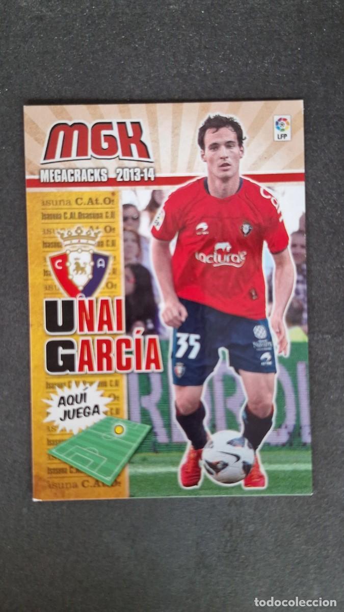 Cromos de f&uacute;tbol: L1 UNAI GARCIA C. A. OSASUNA NUEVA FICHA 242 BIS PANINI MEGACRACKS 2013 2014 13 14