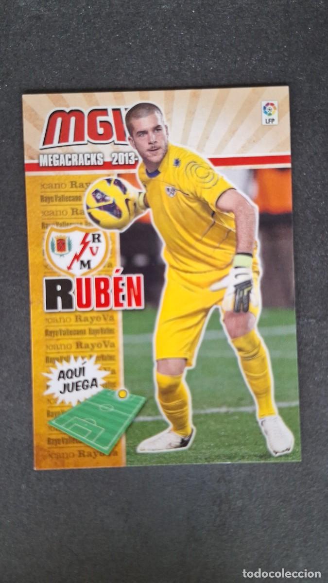 Cromos de f&uacute;tbol: L1 RUBEN RAYO VALLECANO NUEVA FICHA 254 BIS PANINI MEGACRACKS 2013 2014 13 14