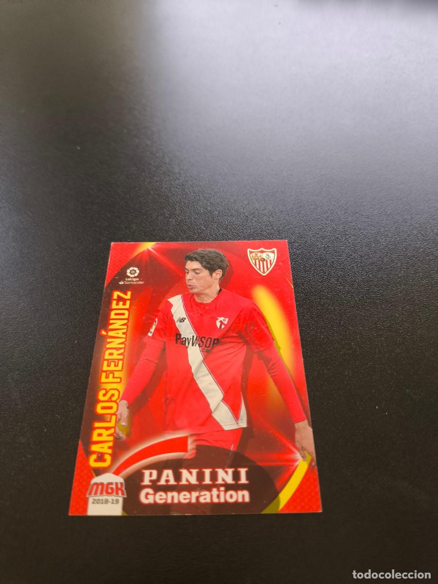 Cromos de f&uacute;tbol: 456 Carlos Fern&aacute;ndez GENERATIO SEVILLA PANINI LIGA MECRACRACKS MGK 2018 2019 18 19 NO ESTE ADRENALYN
