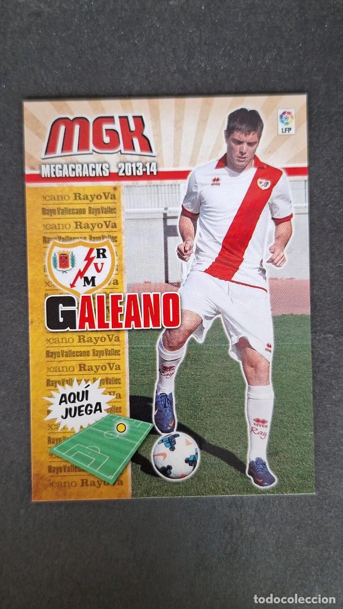Cromos de f&uacute;tbol: L1 GALEANO RAYO VALLECANO NUEVA FICHA 259 BIS PANINI MEGACRACKS 2013 2014 13 14