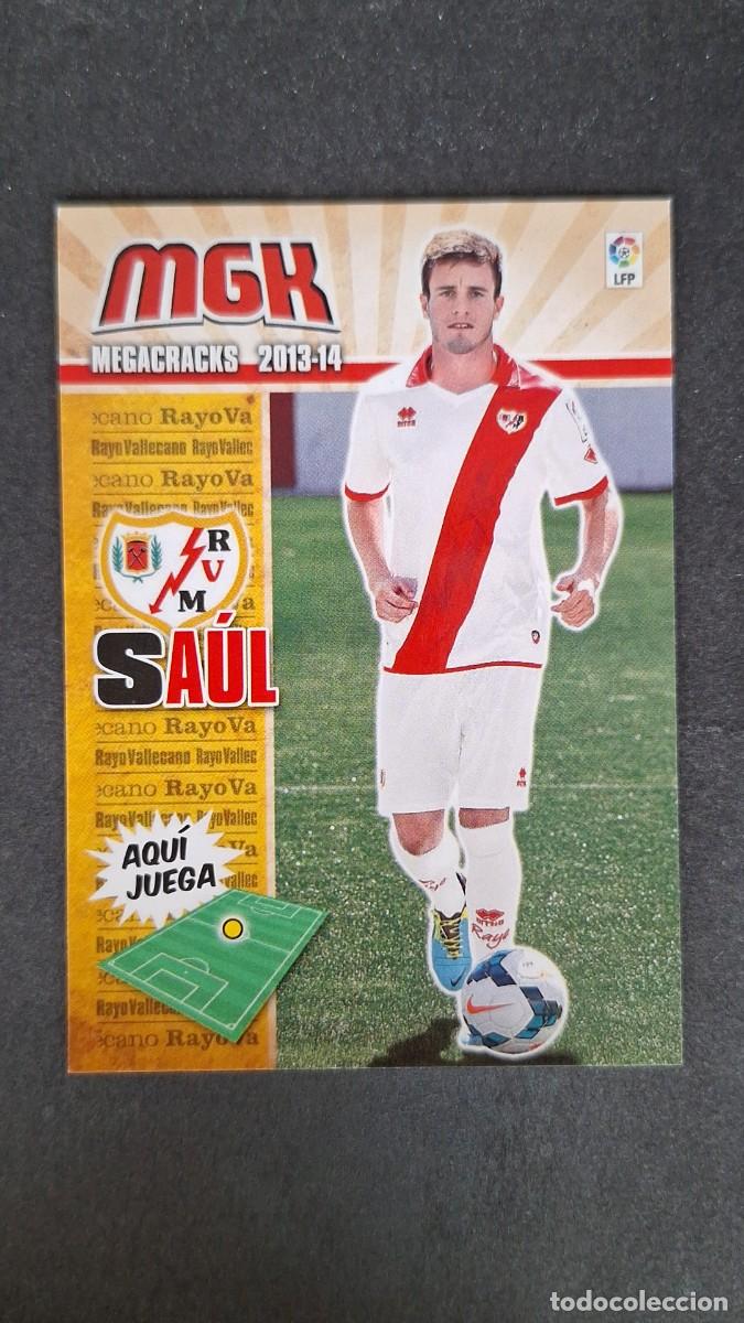 Cromos de f&uacute;tbol: L1 SAUL RAYO VALLECANO NUEVA FICHA 261 BIS PANINI MEGACRACKS 2013 2014 13 14