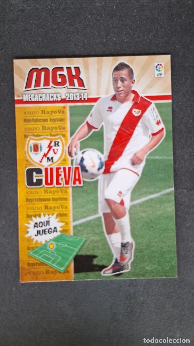 Cromos de f&uacute;tbol: L1 CUEVA RAYO VALLECANO NUEVA FICHA 264 BIS PANINI MEGACRACKS 2013 2014 13 14