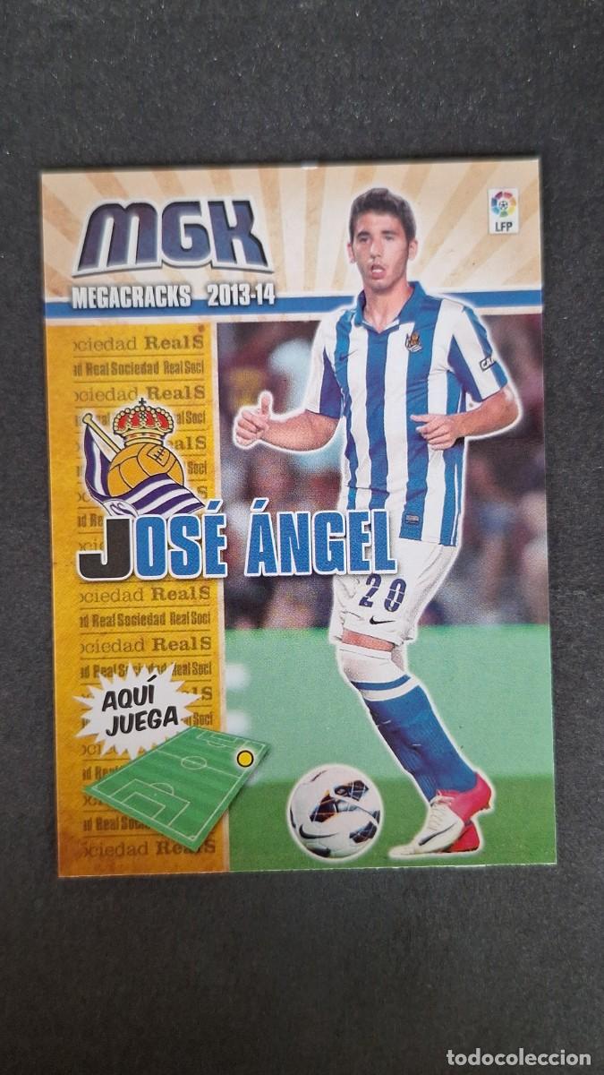 Cromos de f&uacute;tbol: L1 JOSE ANGEL REAL SOCIEDAD NUEVA FICHA 274 BIS PANINI MEGACRACKS 2013 2014 13 14