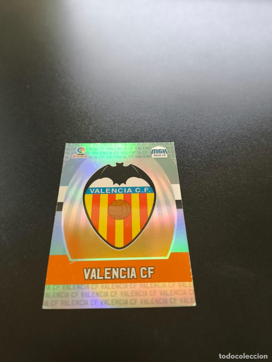 Cromos de f&uacute;tbol: 460 Escudo VALENCIA PANINI LIGA MECRACRACKS MGK 2018 2019 18 19 NO ESTE ADRENALYN