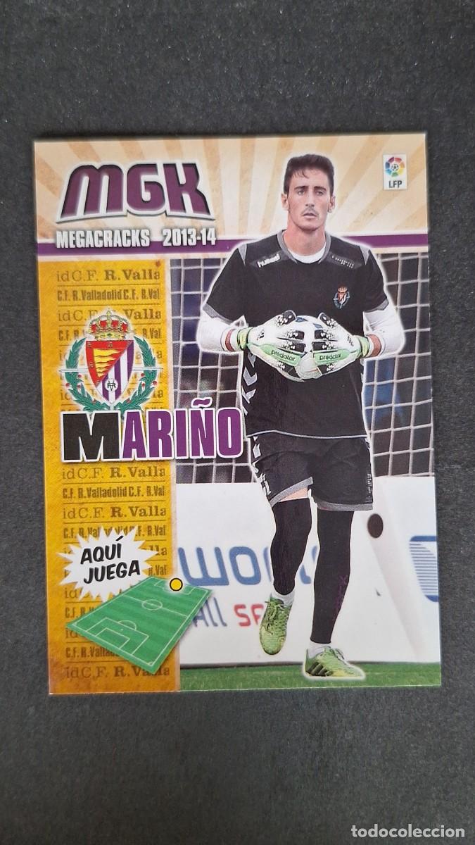 Cromos de f&uacute;tbol: L1 MARI&Ntilde;O REAL VALLADOLID NUEVA FICHA 326 BIS PANINI MEGACRACKS 2013 2014 13 14