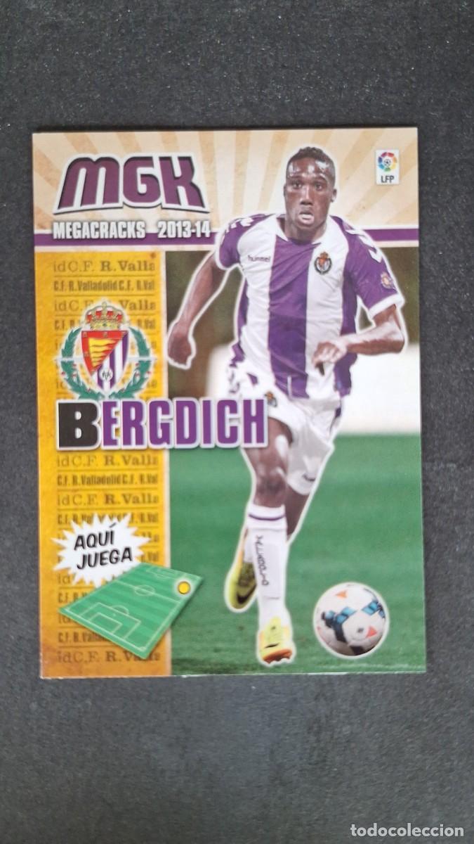 Cromos de f&uacute;tbol: L1 BERGDICH REAL VALLADOLID NUEVA FICHA 331 BIS PANINI MEGACRACKS 2013 2014 13 14