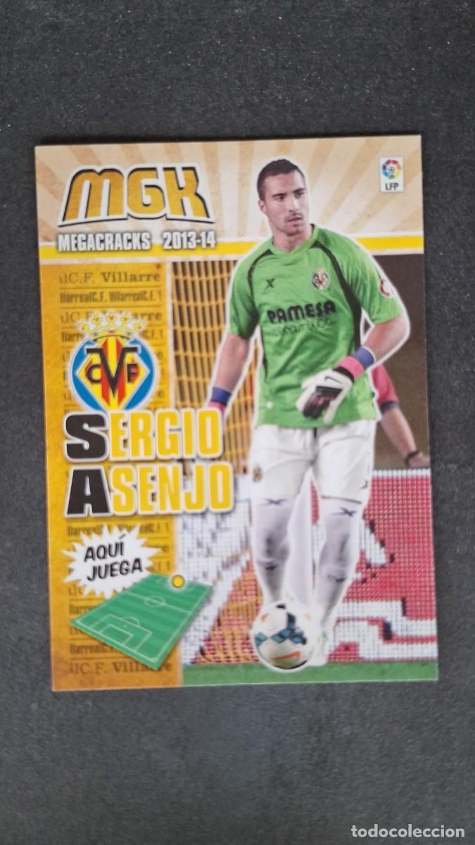 Cromos de f&uacute;tbol: L1 SERGIO ASENJO VILLARREAL C. F. NUEVA FICHA 344 BIS PANINI MEGACRACKS 2013 2014 13 14