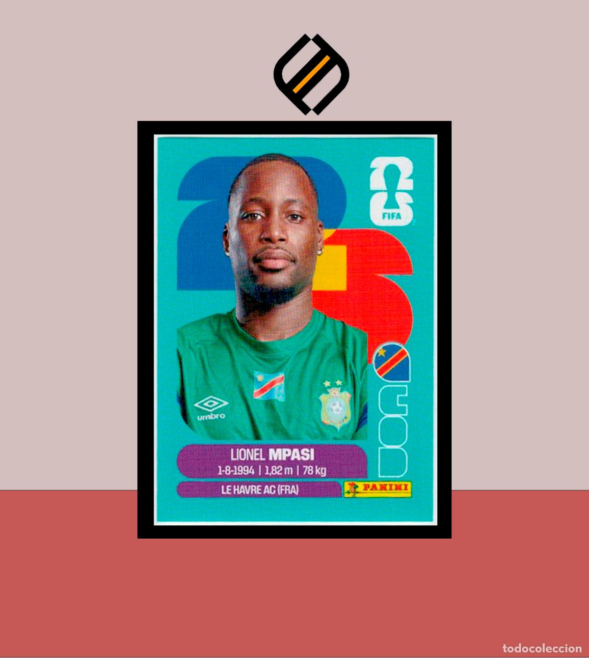 Cromos de f&uacute;tbol: PANINI FIFA CLUB WORLD CUP 2026 26 COD 2 LIONEL MPASI CONGO DR STICKER MUNDIAL MEX CAN USA