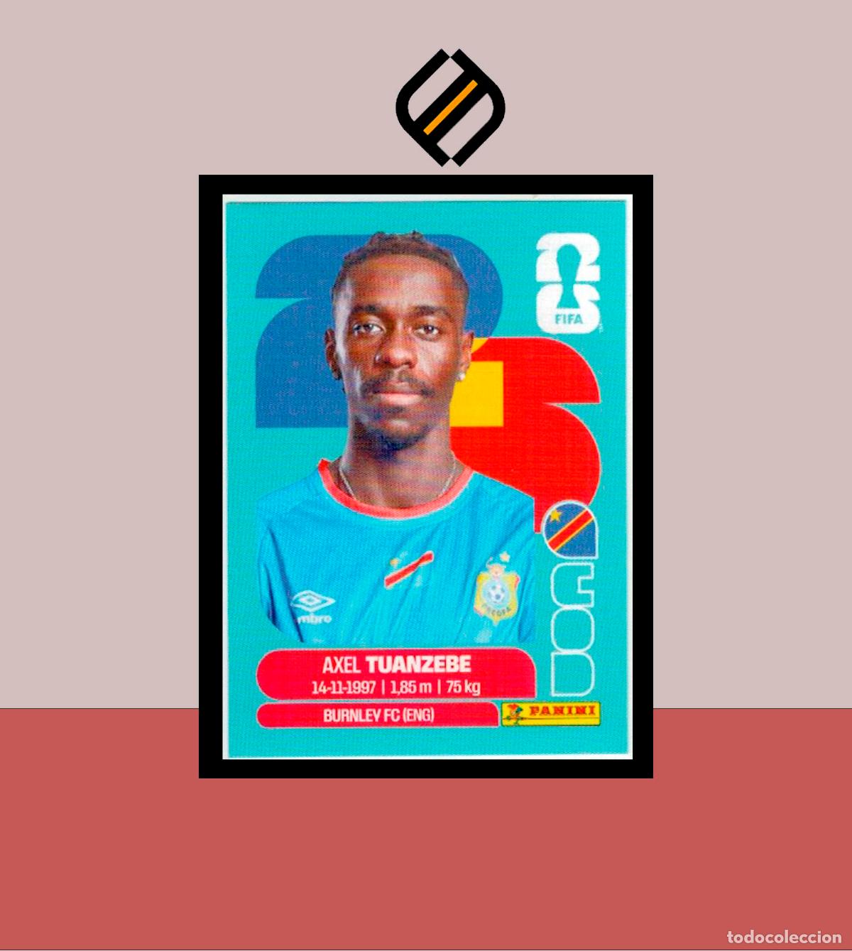 Cromos de f&uacute;tbol: PANINI FIFA CLUB WORLD CUP 2026 26 COD 4 AXEL TUANZEBE CONGO DR STICKER MUNDIAL MEX CAN USA