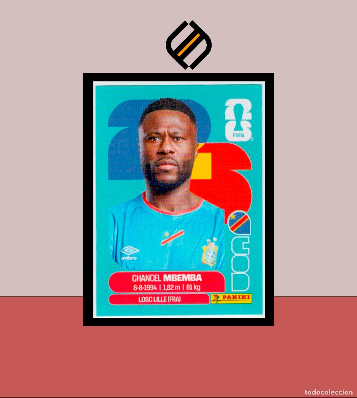 Cromos de f&uacute;tbol: PANINI FIFA CLUB WORLD CUP 2026 26 COD 6 CHANCEL MBEMBA CONGO DR STICKER MUNDIAL MEX CAN USA