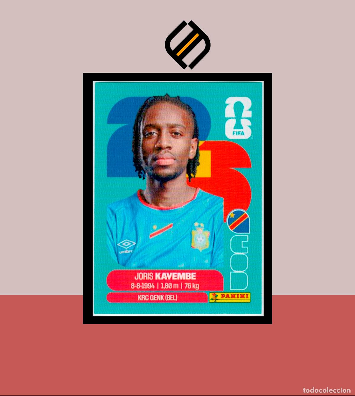 Cromos de f&uacute;tbol: PANINI FIFA CLUB WORLD CUP 2026 26 COD 7 JORIS KAYEMBE CONGO DR STICKER MUNDIAL MEX CAN USA