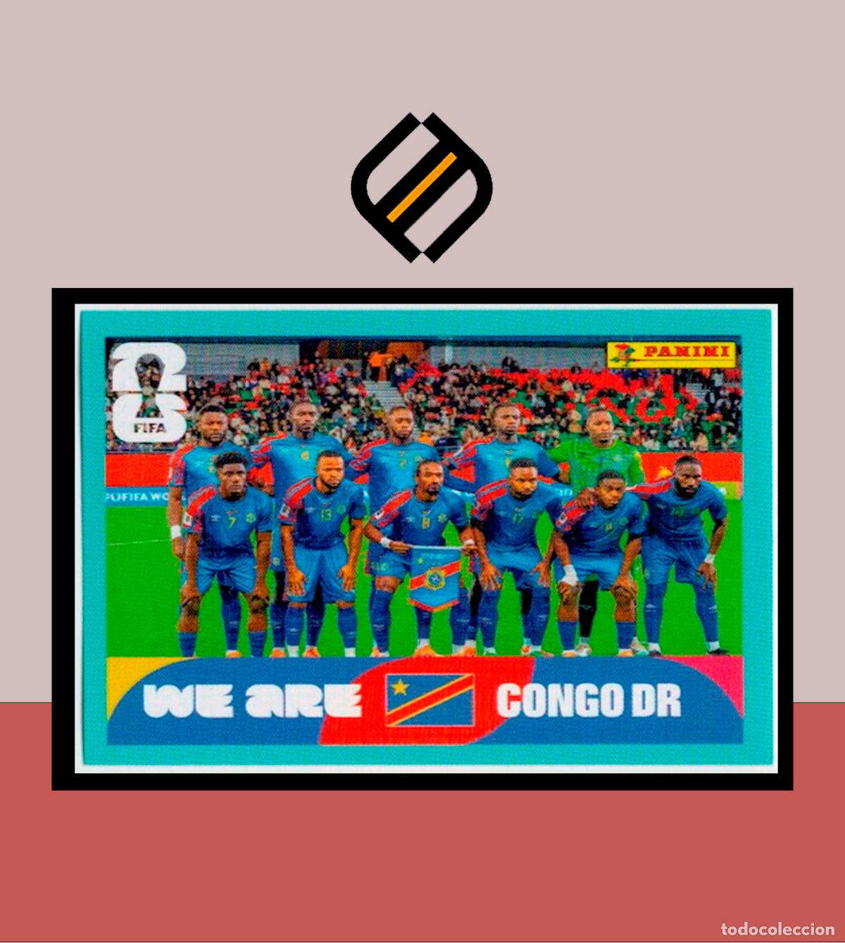 Cromos de f&uacute;tbol: PANINI FIFA CLUB WORLD CUP 2026 26 COD 13 ALINEACI&Oacute;N CONGO DR STICKER MUNDIAL MEX CAN USA