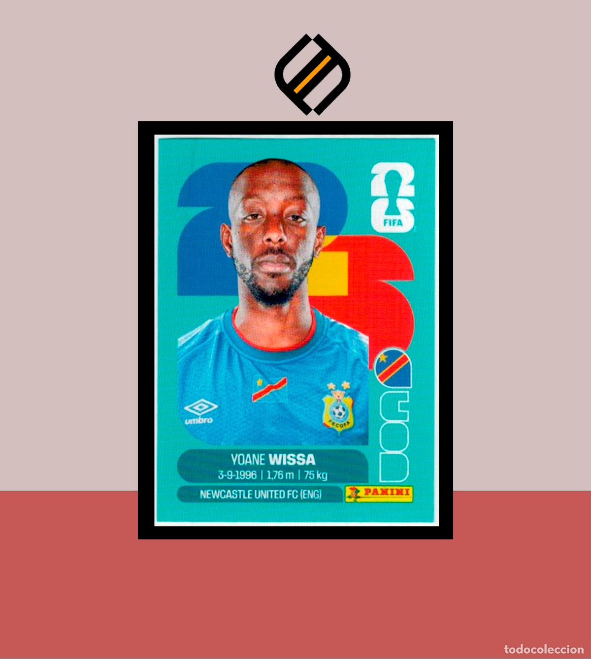 Cromos de f&uacute;tbol: PANINI FIFA CLUB WORLD CUP 2026 26 COD 16 YOANE WISSA CONGO DR STICKER MUNDIAL MEX CAN USA