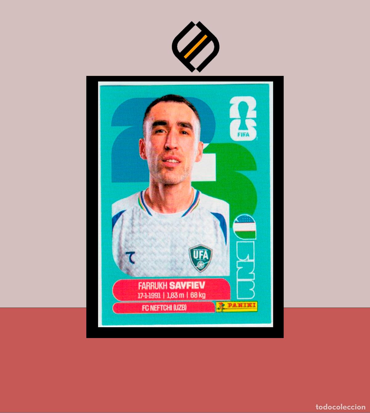 Cromos de f&uacute;tbol: PANINI FIFA CLUB WORLD CUP 2026 26 UZB 3 FARRUKH SAVFIEV UZBEKISTAN STICKER MUNDIAL MEX CAN USA