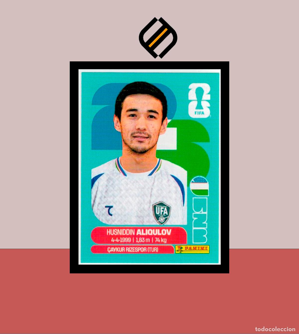 Cromos de f&uacute;tbol: PANINI FIFA CLUB WORLD CUP 2026 26 UZB 6 HUSNIDDIN ALIQULOV UZBEKISTAN STICKER MUNDIAL MEX CAN USA