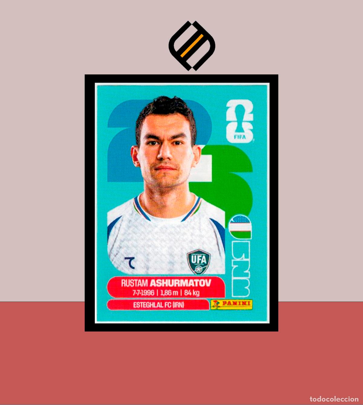 Cromos de f&uacute;tbol: PANINI FIFA CLUB WORLD CUP 2026 26 UZB 7 RUSTAM ASHURMATOV UZBEKISTAN STICKER MUNDIAL MEX CAN USA