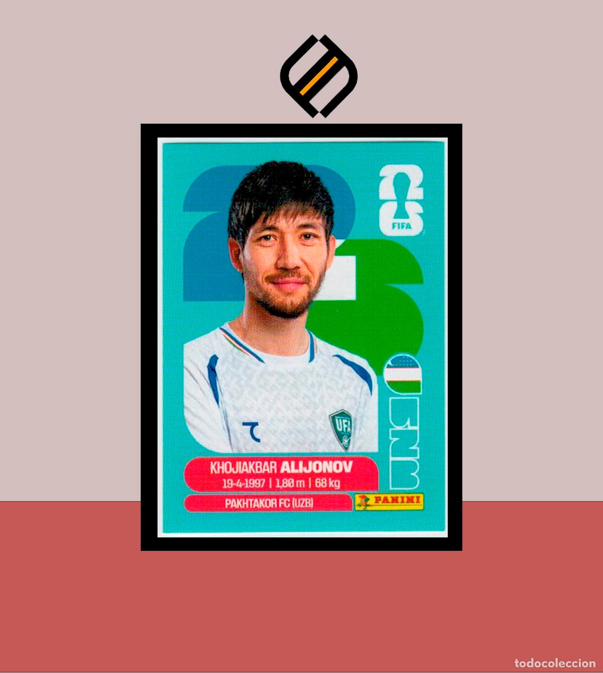 Cromos de f&uacute;tbol: PANINI FIFA CLUB WORLD CUP 2026 26 UZB 8 KHOJIAKBAR ALIJONOV UZBEKISTAN STICKER MUNDIAL MEX CAN USA