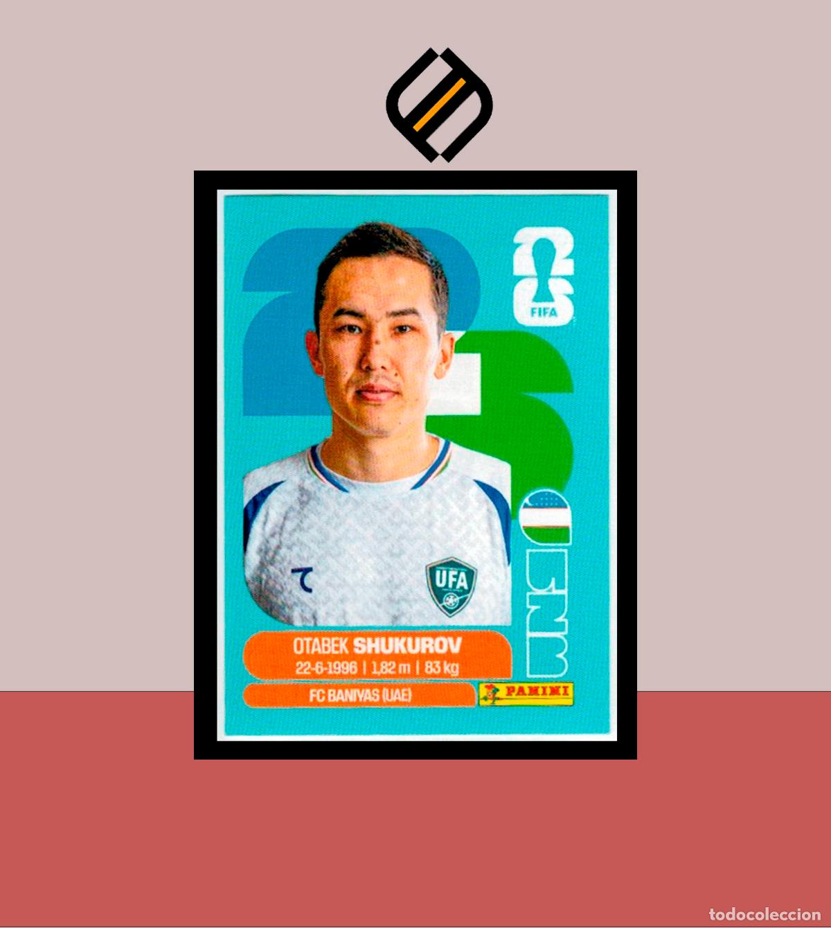 Cromos de f&uacute;tbol: PANINI FIFA CLUB WORLD CUP 2026 26 UZB 11 OTABEK SHUKUROV UZBEKISTAN STICKER MUNDIAL MEX CAN USA