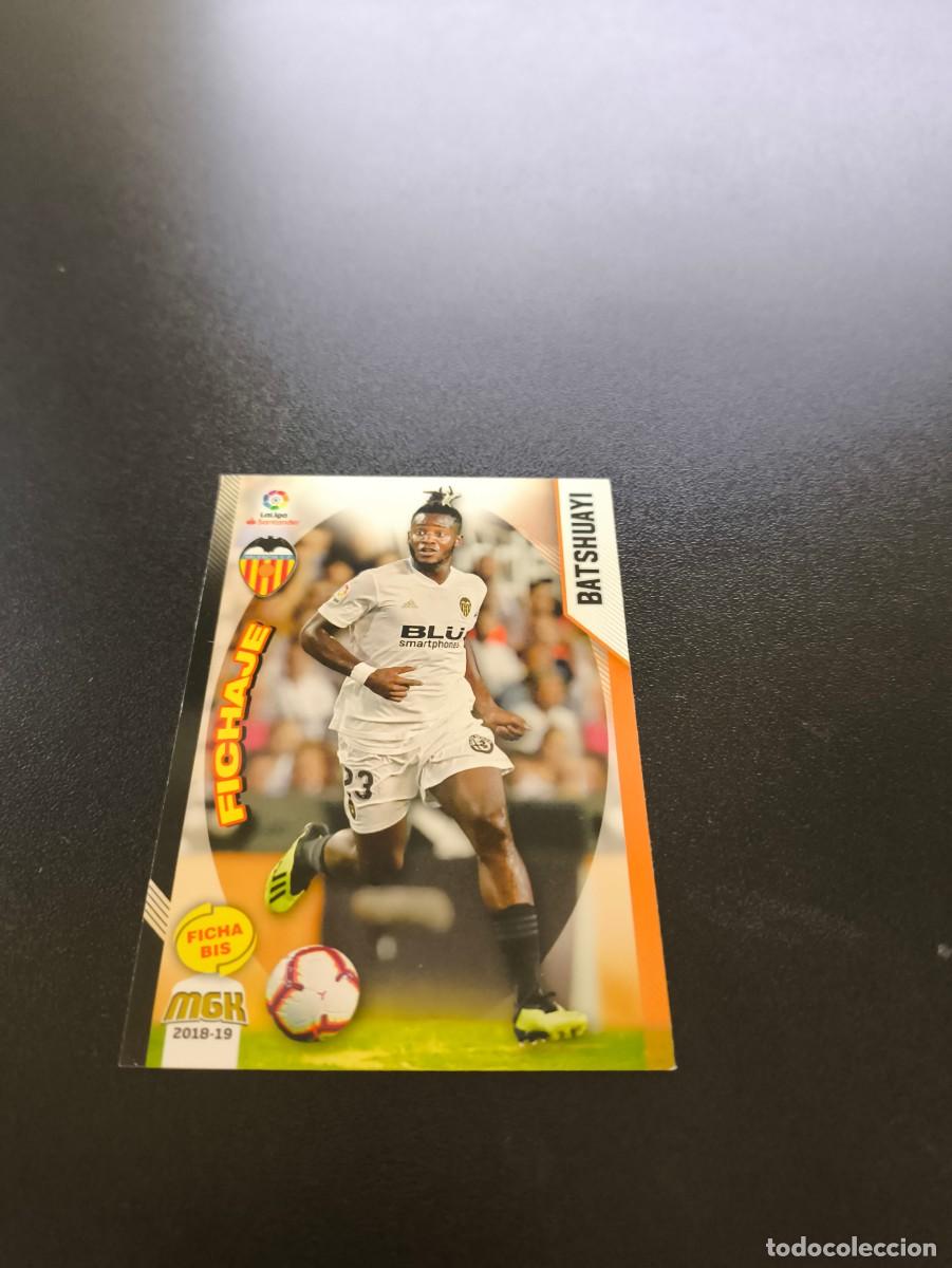 Cromos de f&uacute;tbol: 478 BIS Michy Batshuayi FICHA VALENCIA PANINI LIGA MECRACRACKS MGK 2018 2019 18 19 NO ESTE ADRENALYN