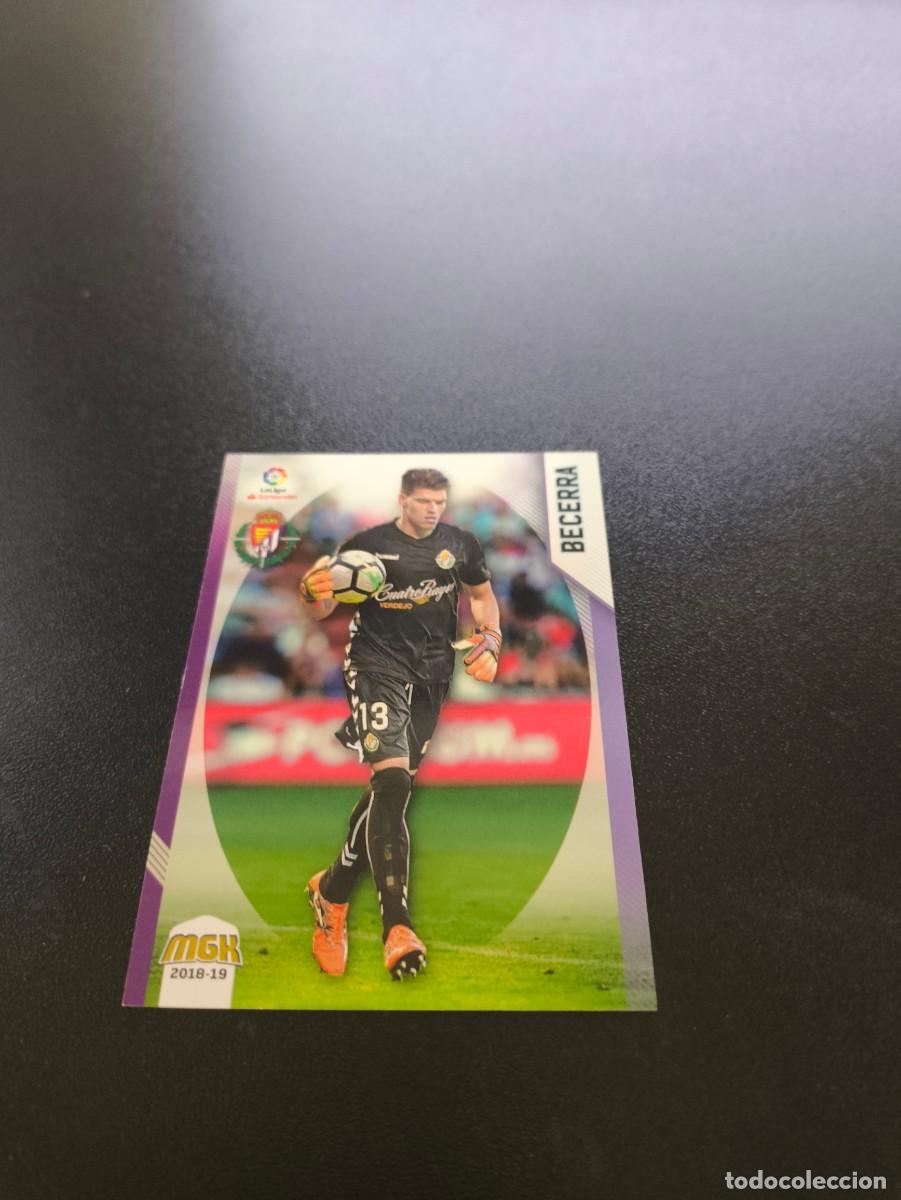 Cromos de f&uacute;tbol: 489 Becerra VALLADOLID PANINI LIGA MECRACRACKS MGK 2018 2019 18 19 NO ESTE ADRENALYN