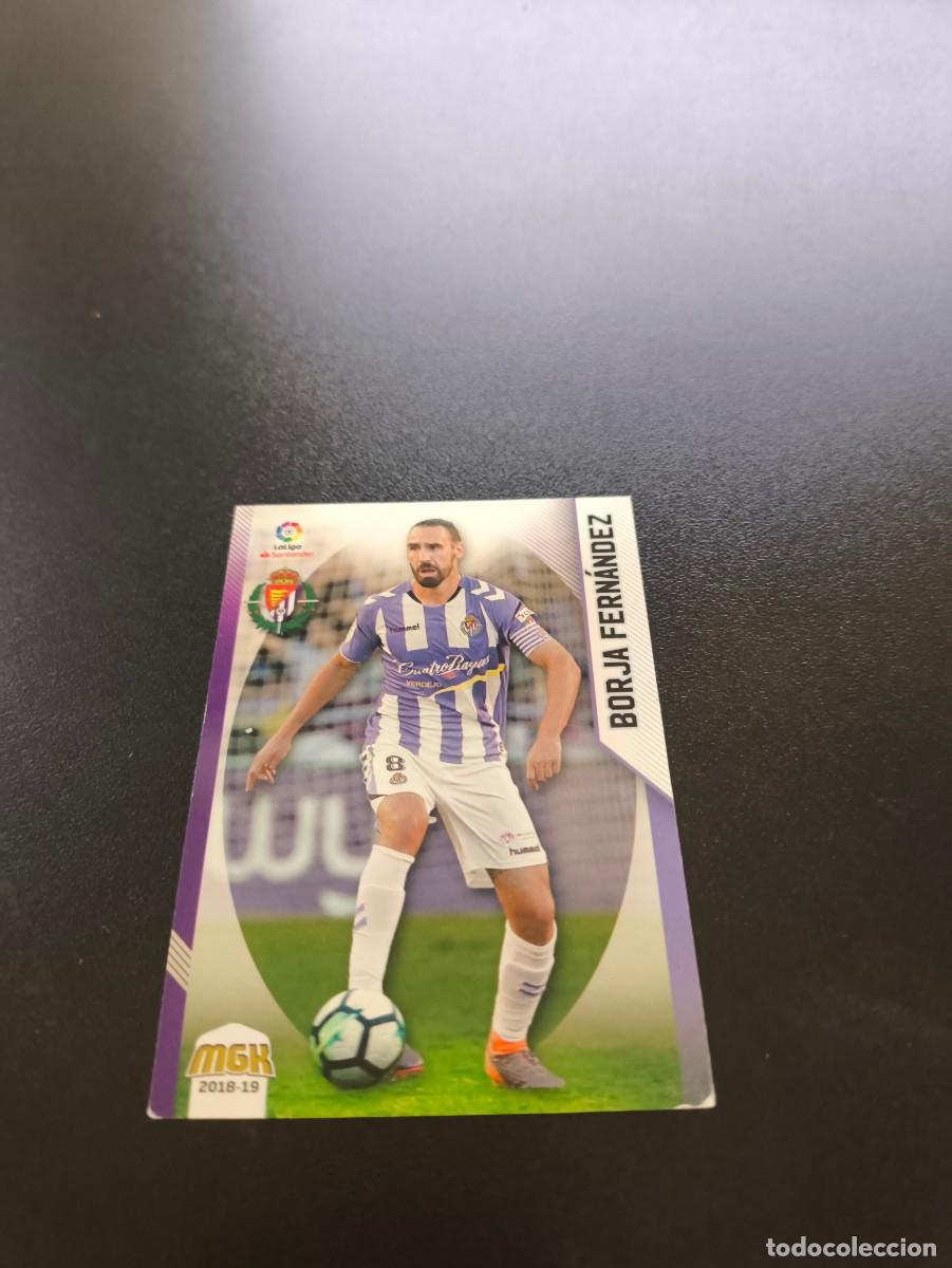 Cromos de f&uacute;tbol: 497 Borja Fern&aacute;ndez VALLADOLID PANINI LIGA MECRACRACKS MGK 2018 2019 18 19 NO ESTE ADRENALYN