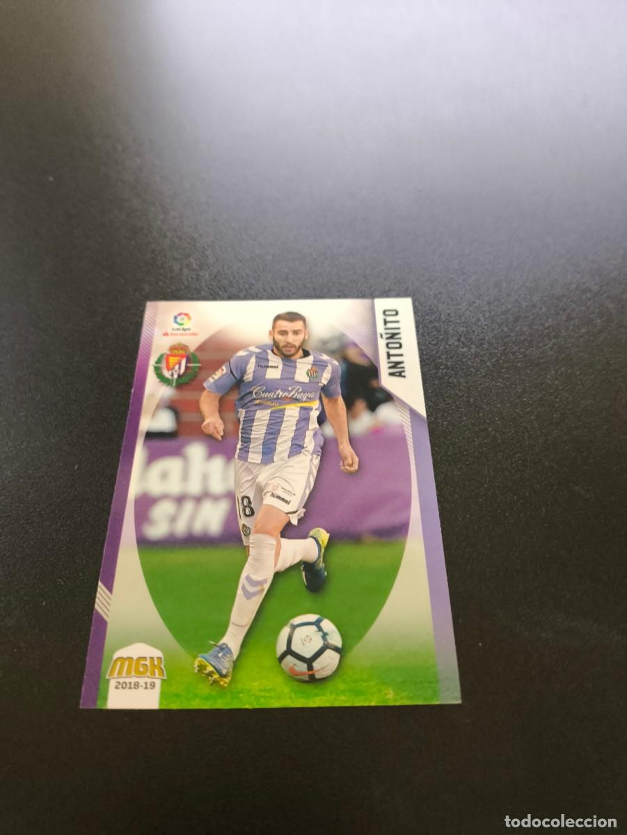 Cromos de f&uacute;tbol: 500 Anto&ntilde;ito VALLADOLID PANINI LIGA MECRACRACKS MGK 2018 2019 18 19 NO ESTE ADRENALYN