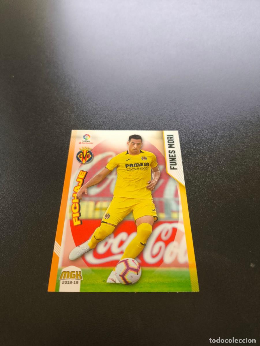 Cromos de f&uacute;tbol: 518 Funes Mori FICHAJE VILLARREAL PANINI LIGA MECRACRACKS MGK 2018 2019 18 19 NO ESTE ADRENALYN