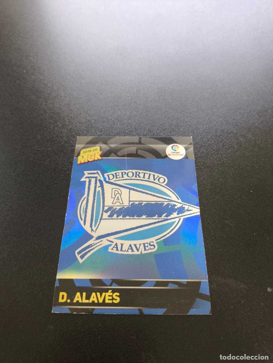 Cromos de f&uacute;tbol: 1 ESCUDO ALAVES PANINI LIGA MECRACRACKS MGK 2019 2020 19 20 NO ESTE ADRENALYN