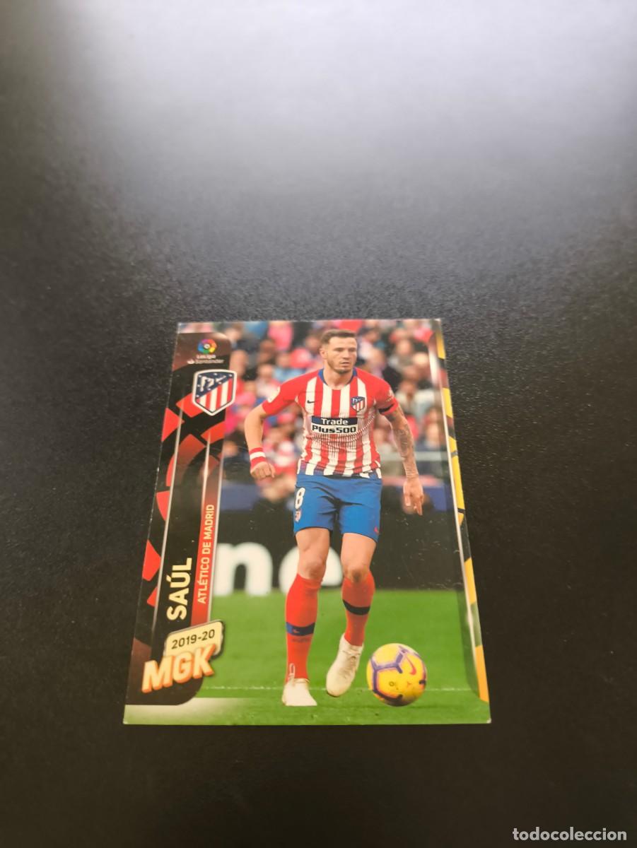 Cromos de f&uacute;tbol: 48 Sa&uacute;l ATLETICO DE MADRID PANINI LIGA MECRACRACKS MGK 2019 2020 19 20 NO ESTE