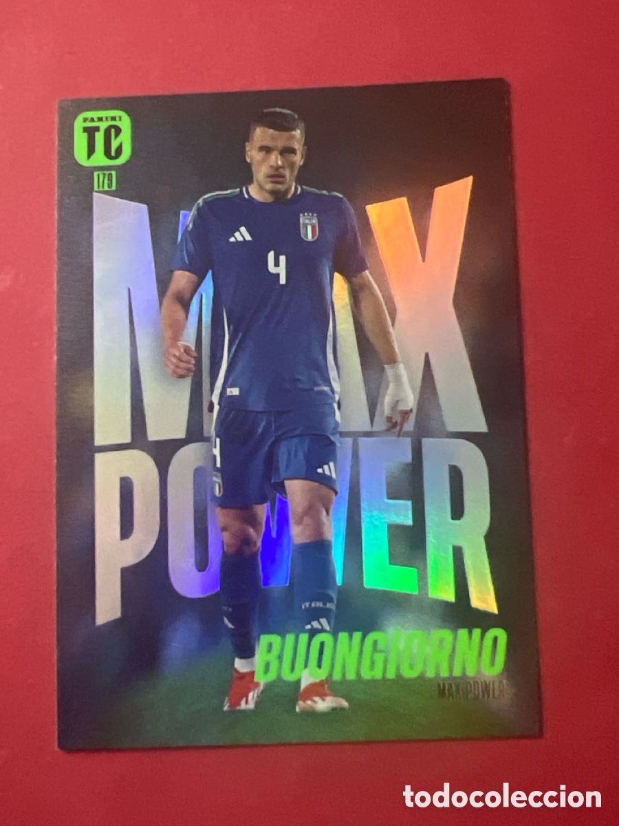 Cromos de f&uacute;tbol: C4337. 179 TOP CLASS 2025 PANINI BUONGIORNO ITALY ITALIA MAX POWER 25 2024 24