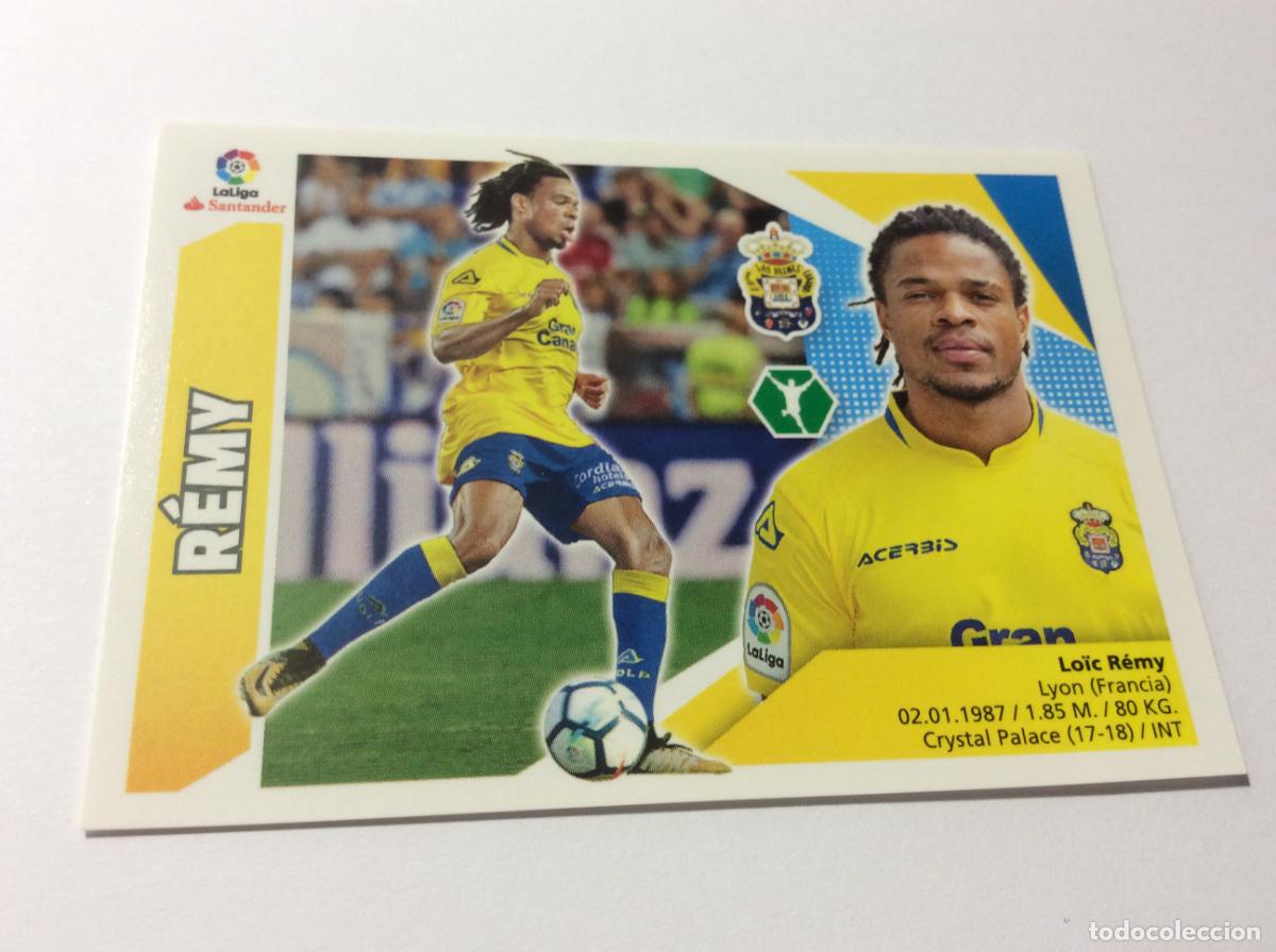 Cromos de f&uacute;tbol: &Uacute;ltimo fichaje 57 R&eacute;my UD Las Palmas Liga Este 2017 2018 17 18 Panini