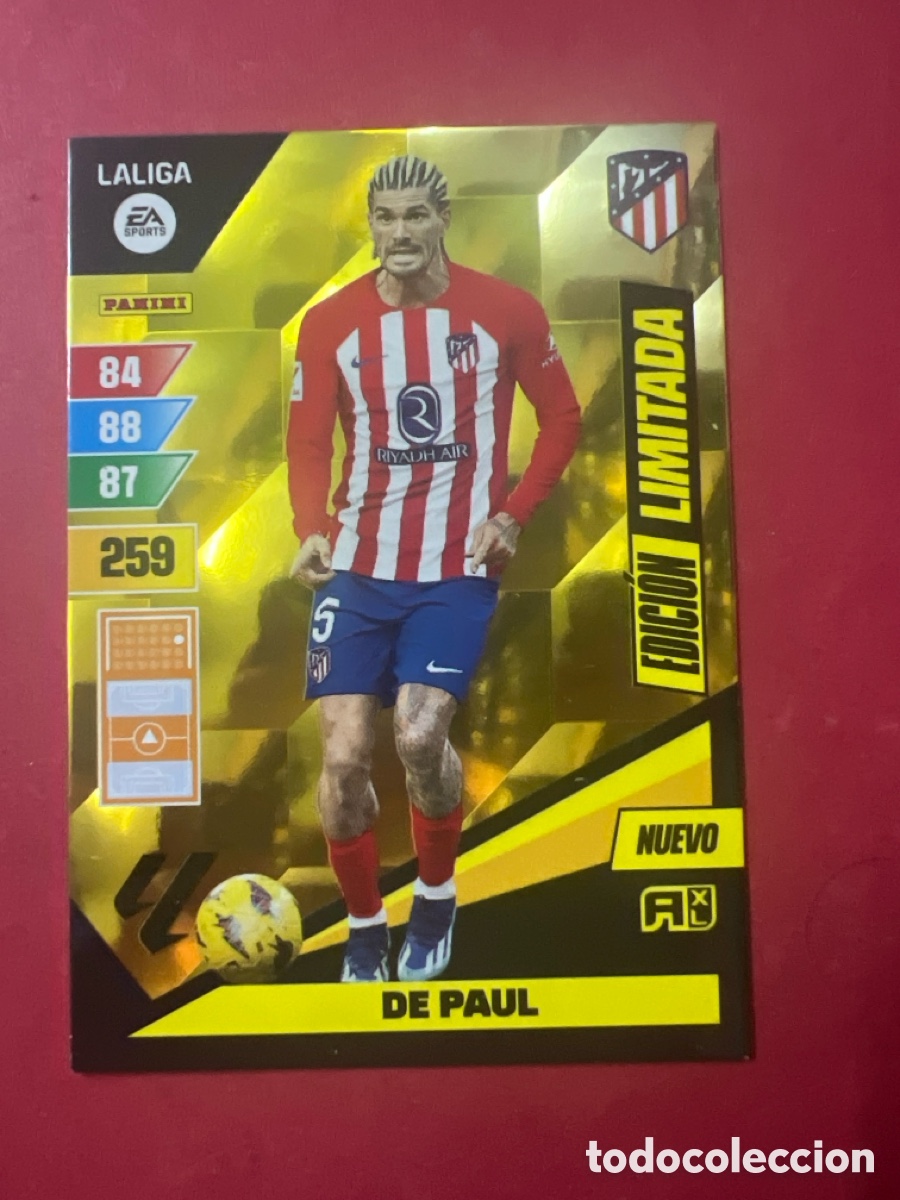 Cromos de f&uacute;tbol: E1202. De Paul Nuevo Edici&oacute;n Limitada Atl&eacute;tico de Madrid Adrenalyn XL 23 24