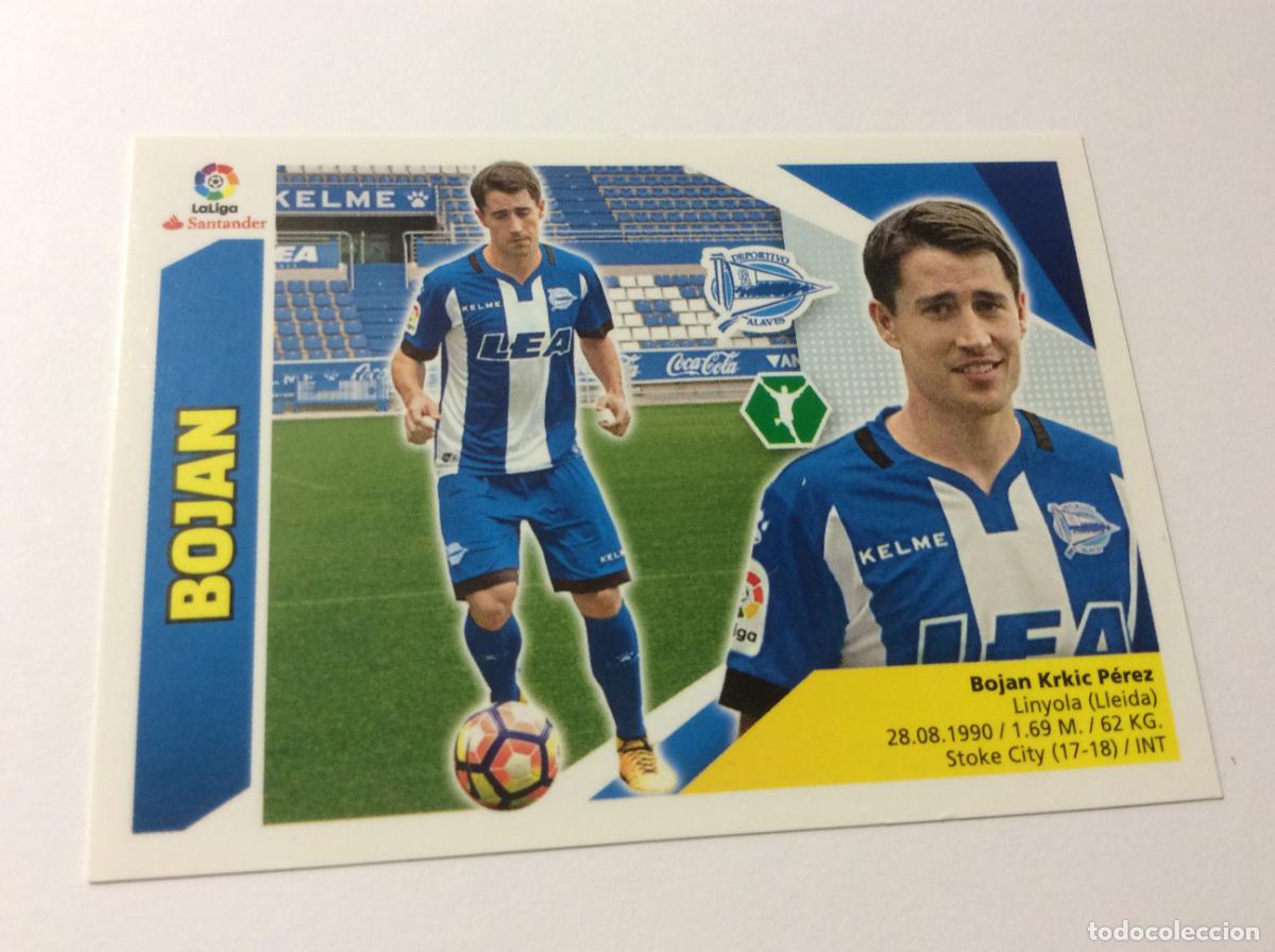 Cromos de f&uacute;tbol: &Uacute;ltimo fichaje 64 Bojan Krkic Deportivo Alav&eacute;s Liga Este 2017 2018 17 18 Panini