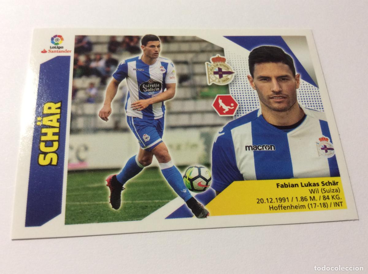 Cromos de f&uacute;tbol: &Uacute;ltimo fichaje 27 Sachr Deportivo Coru&ntilde;a Este 2017 2018 17 18 Panini