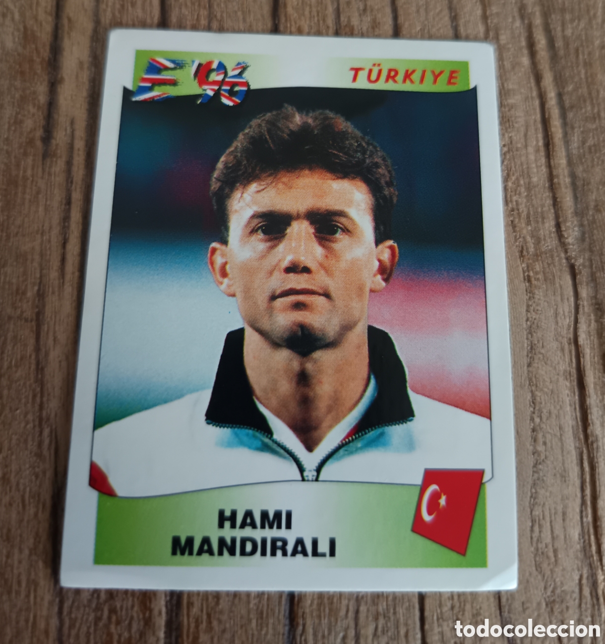 Cromos de f&uacute;tbol: Cromo sin pegar Panini Eurocopa 1996. Turqu&iacute;a n&uacute;mero 333