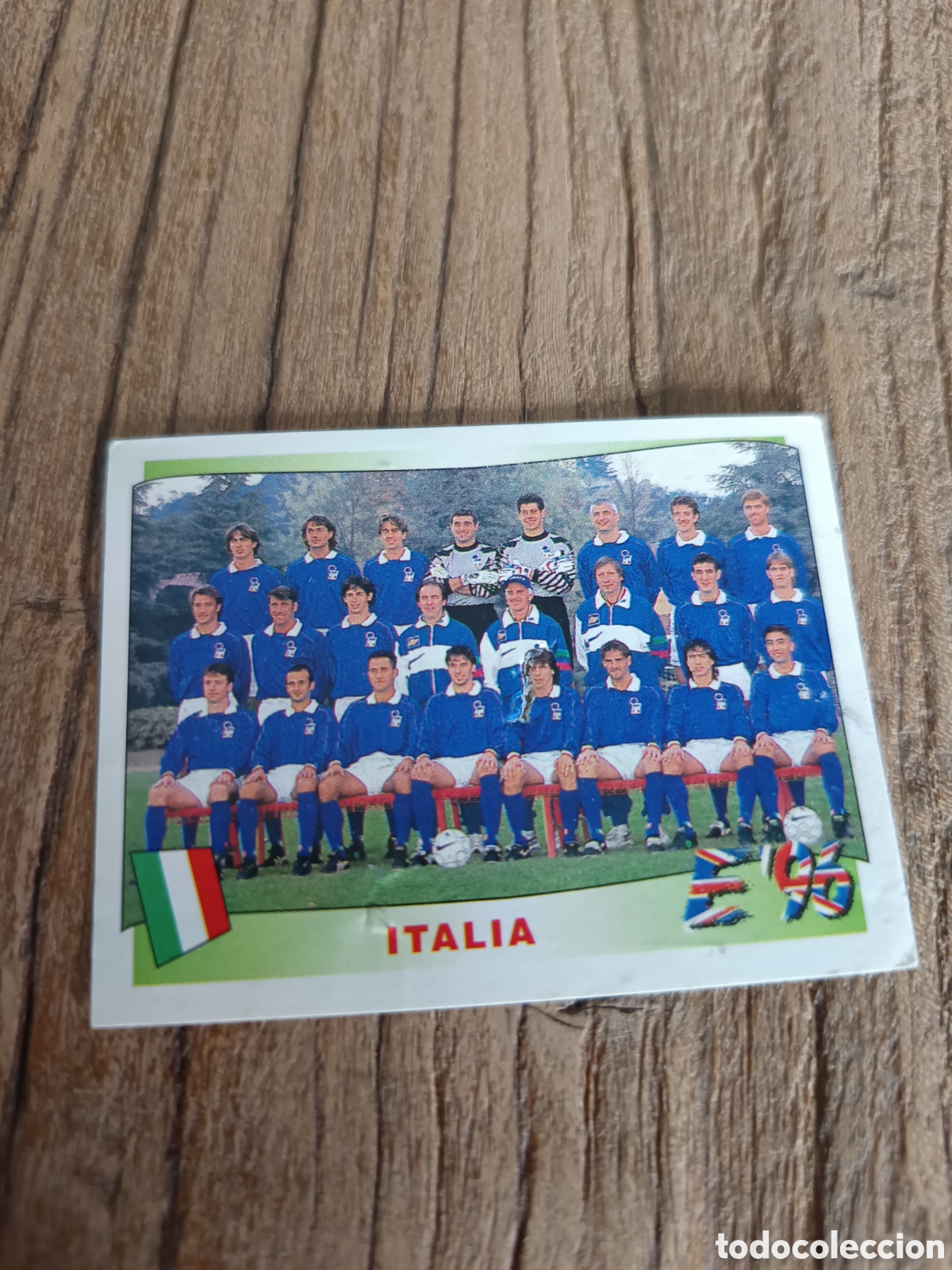 Figurine di Calcio: Cromo sin pegar Panini Eurocopa 1996. Italia