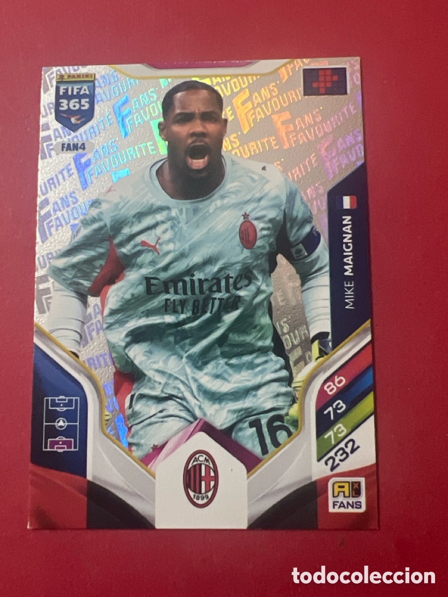 Cromos de f&uacute;tbol: E1238. Maignan FAN4 Adrenalyn XL Fifa 365 2026 Mil&aacute;n