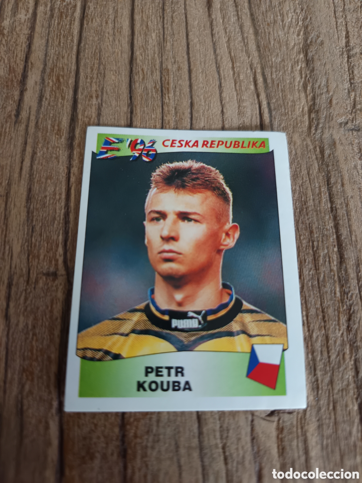 Cromos de f&uacute;tbol: Cromo sin pegar Panini Eurocopa 1996. Rep&uacute;blica Checa 217 Kouba