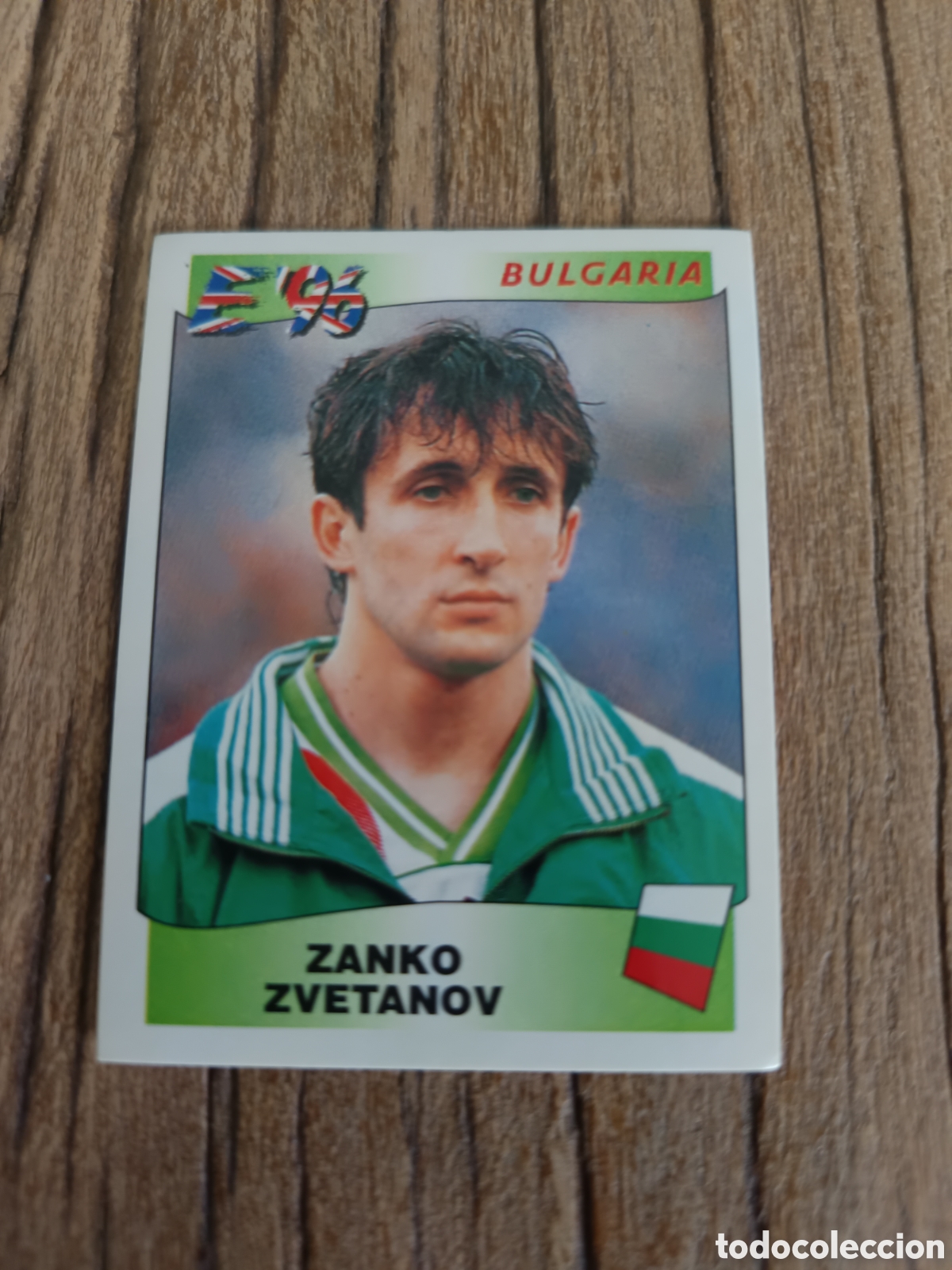 Cromos de f&uacute;tbol: Cromo sin pegar Panini Eurocopa 1996. Bulgaria Zvetanov 143