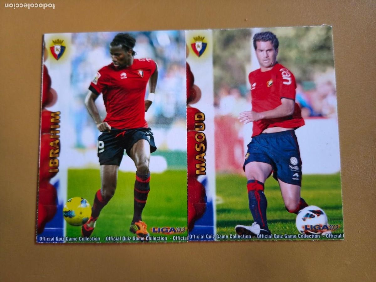 Cromos de f&uacute;tbol: liga 2013, ibrahim masoud, cromos numero 180