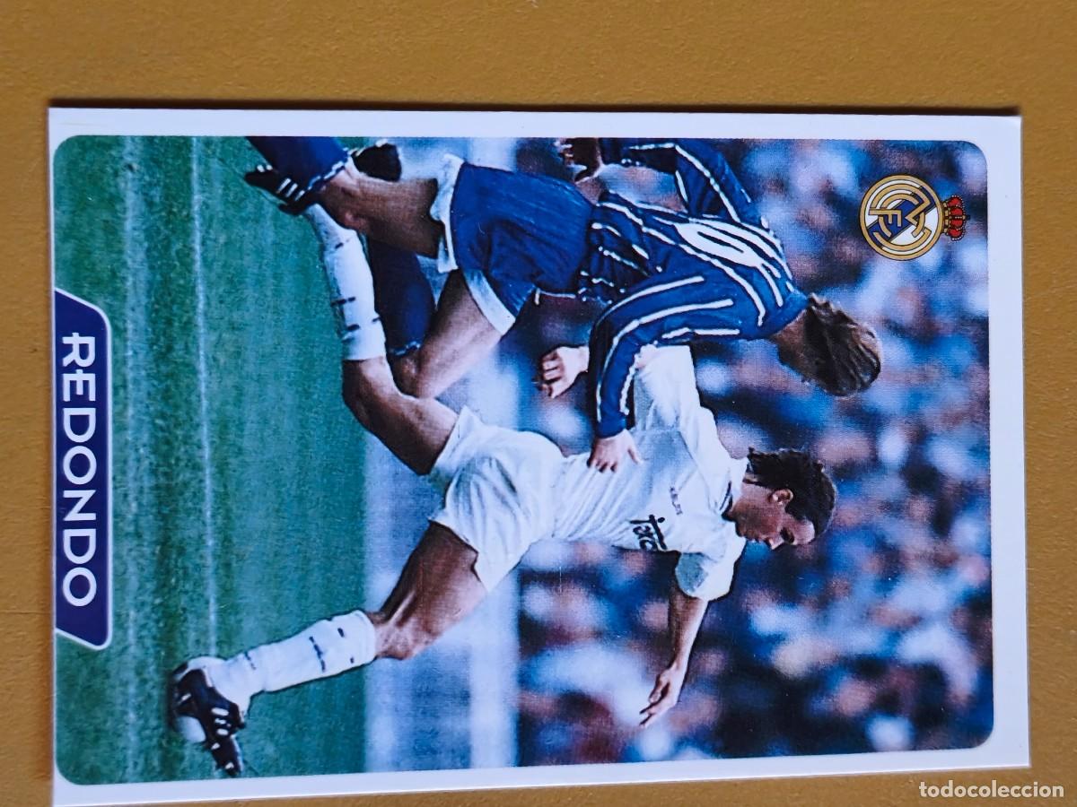 Cromos de f&uacute;tbol: redondo, liga 95 96 mal manipulado.