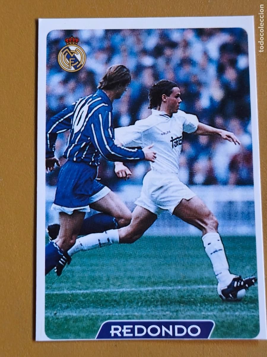 Figurine di Calcio: redondo, liga 95 96 mal manipulado.